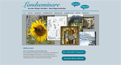 Desktop Screenshot of landseminare.de